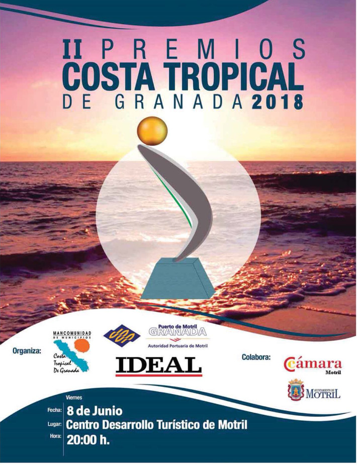 Este viernes se entregan los II 
Premios Costa Tropical a quienes han contribuido en su crecimiento